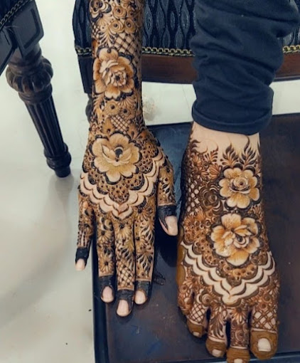 Traditional mehndi design