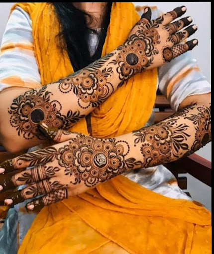 Wedding mehndi design