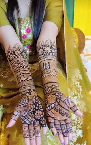 Bridal mehndi design