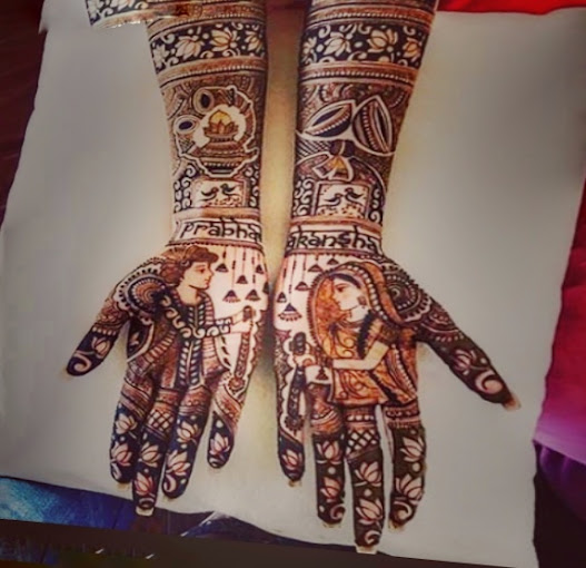 Wedding mehndi design